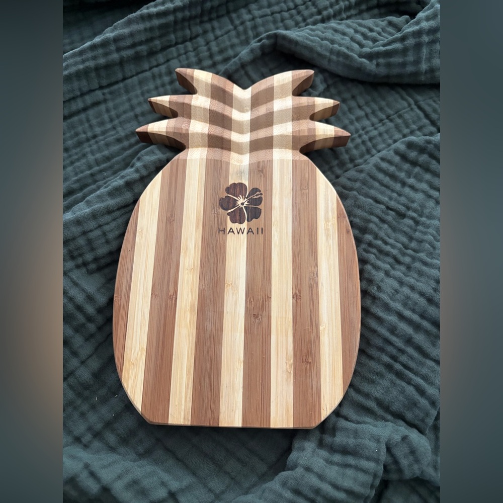 Cutting Board Pineapple Shaped Bamboo Cutting Board